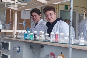 Uczniowie klas maturalnych o profilu biologiczno-chemicznym na zajęciach w Instytucie Chemii UŚ - zdjęcie1